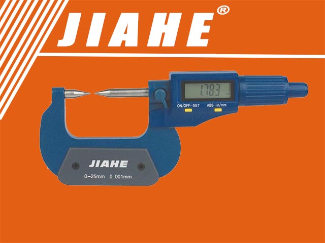 双尖头数显千分尺